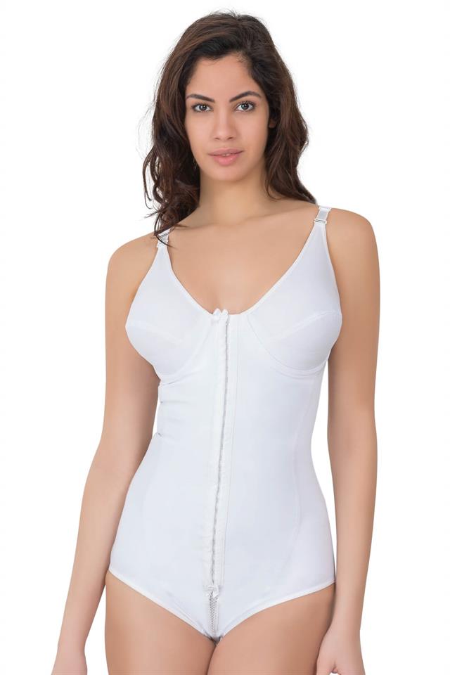 White  2871 Ball-Gown With Belted Buckles