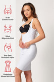 White  2915 Corset Vest Bedside Backed Long Corset