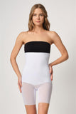 White  2929 Double Lace Leg Laser Corset