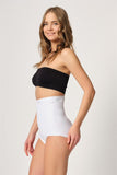 White  2931 Belly Balen Backed Slip Laser Corset