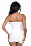 White  5003 Soft Strapless Tank Top