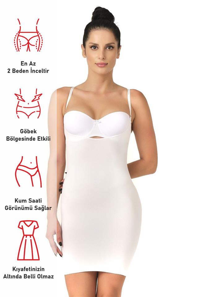 White  5060 Chest Open Dress Corset