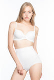 White  7024 Slim High Waist Slip Corset