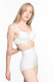 White  7024 Slim High Waist Slip Corset