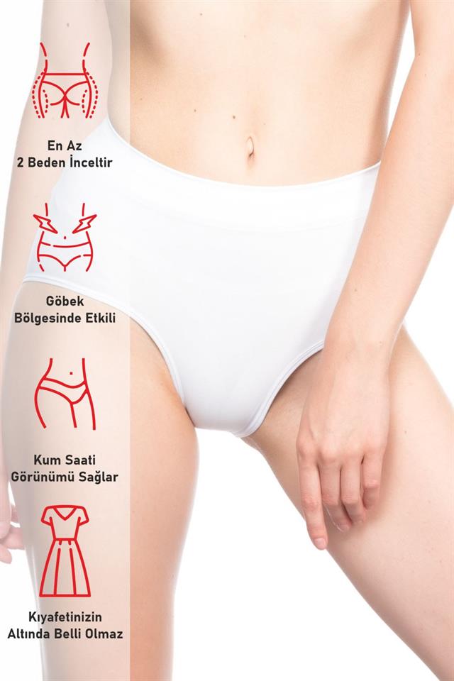 White  7025 Slim Low Waist Slip Corset