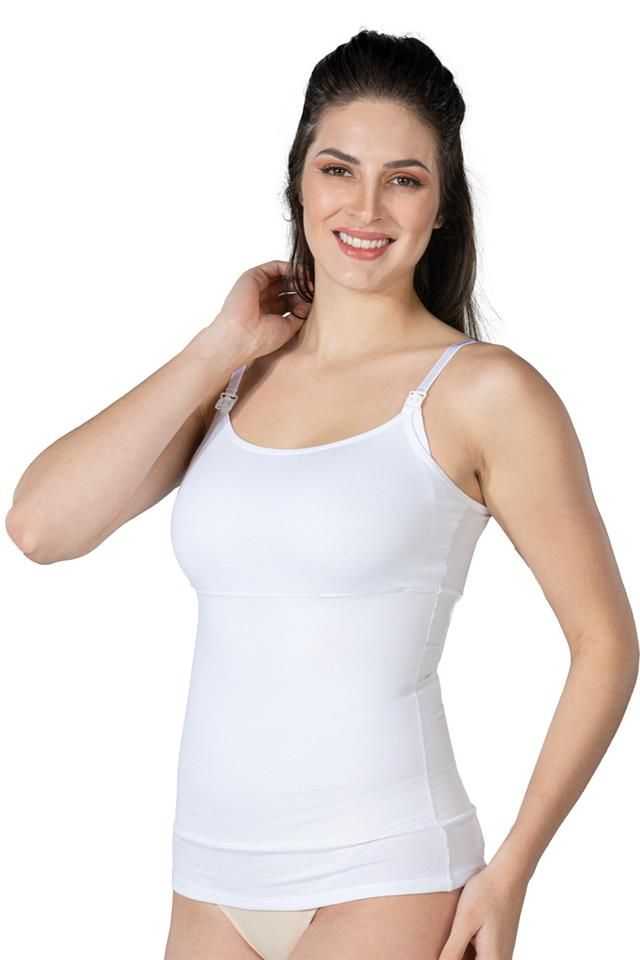 White Enamel 1402 Modal Cotton Breastfeeding Athlete Corset