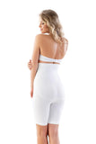 White Enamel 2006 High Waist Long Leg Corset