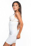 White Enamel 2007 High Waist Leg Corset