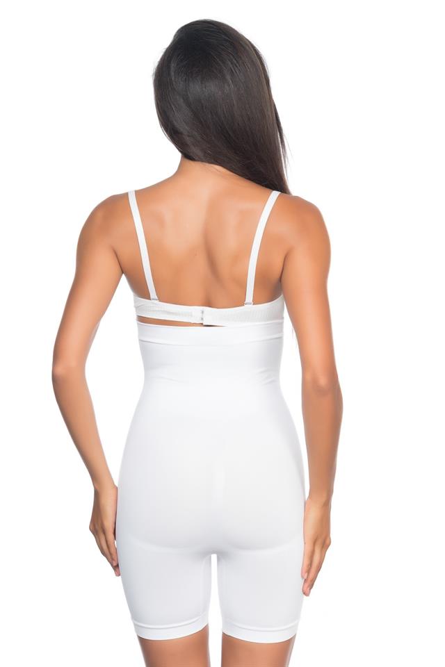 White Enamel 2007 High Waist Leg Corset