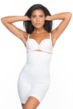 White Enamel 2007 High Waist Leg Corset