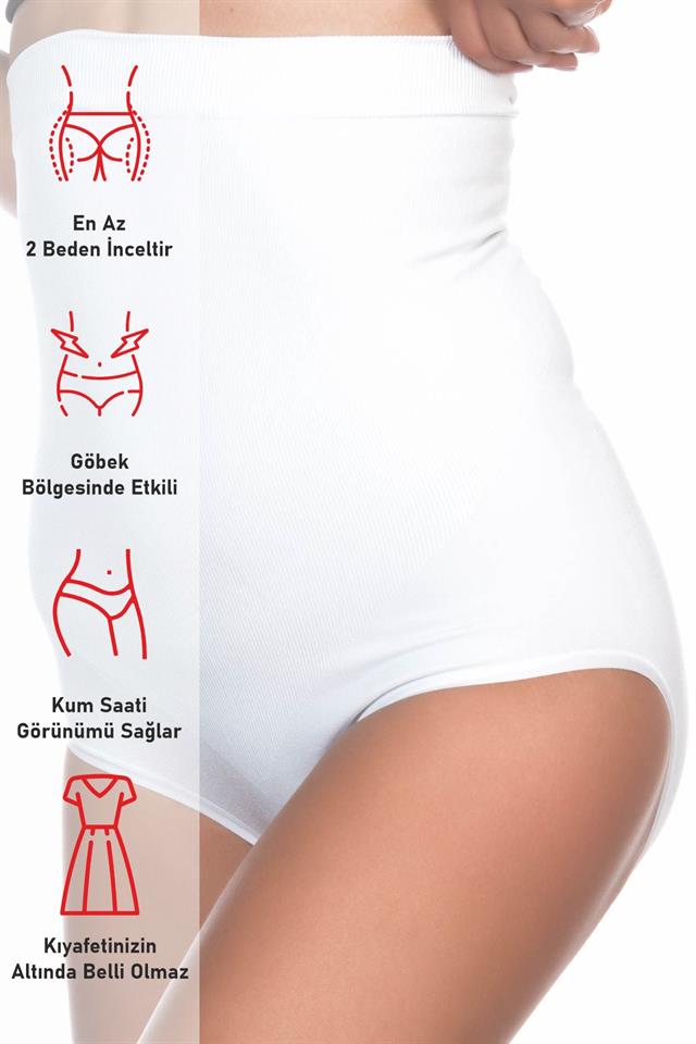 White Enamel 2008 High Waist Slip Corset