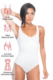 White Enamel 2018 Thick Strap Body Corset