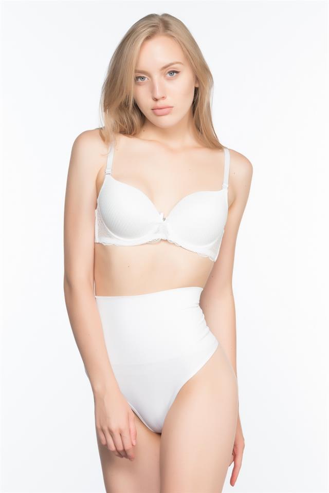 White Enamel 2020 Double String Corset