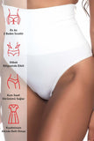 White Enamel 2039 Double Brazil Corset