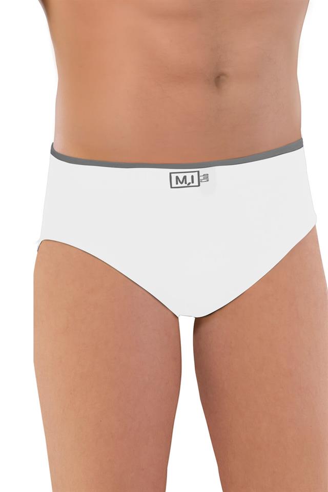 Weißer Mi 2109 Herren Slip