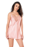 Transparentes Damen-Nachthemd aus Satin