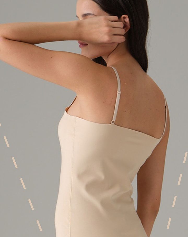 Women's Seamless Adjustable Strap Basic Tank Top Ten 9003
