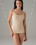 Women's Seamless Adjustable Strap Basic Tank Top Ten 9003