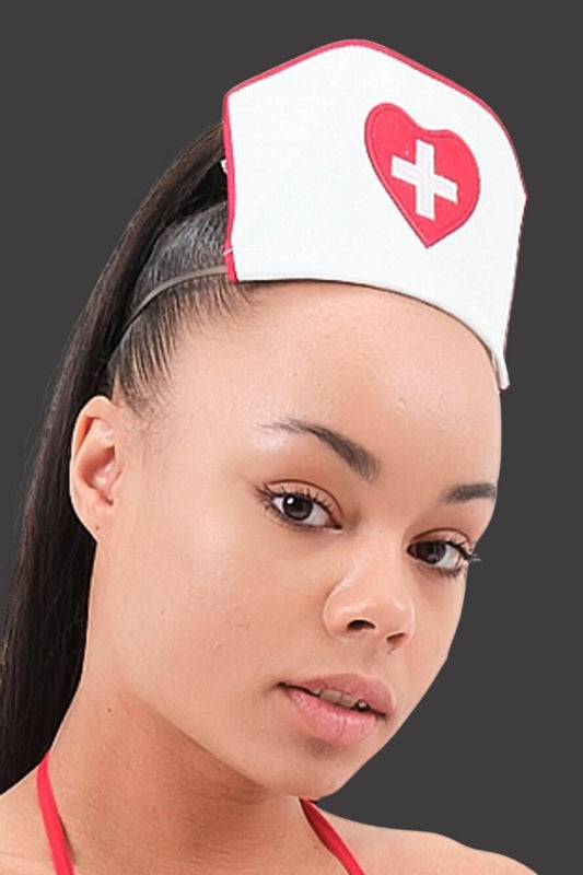 Women's White Maid Hat Accessory 80436