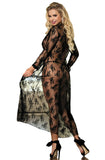 YesX YX824 Dressing Gown Black