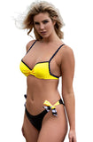 YesX YX963 Bikini 3 Piece Set Yellow