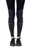 Zohara "Cat Lady" Black Footless Tights