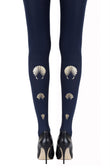Zohara "What The Shell" Gold Print Tights
