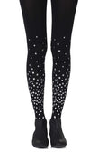Zohara "Rise And Shine" Silver Print Tights