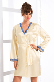 Irall Gloria Dressing Gown Cream