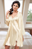 Irall Linda Dressing Gown Cream