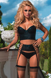 Roza Ilaris Suspender Belt Black