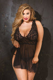 Shirley of Hollywood 96618 Queen Babydoll & Thong