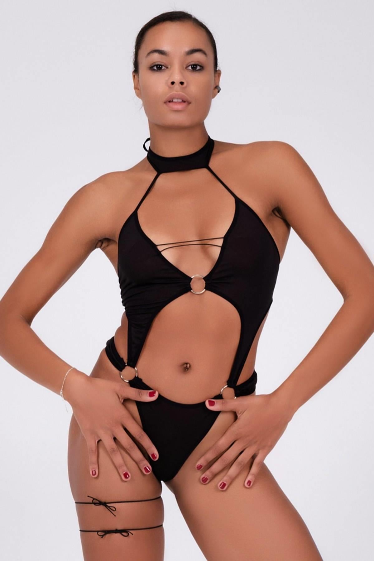 Stylisches Fantasy Babydoll im Jartyer Look 51196